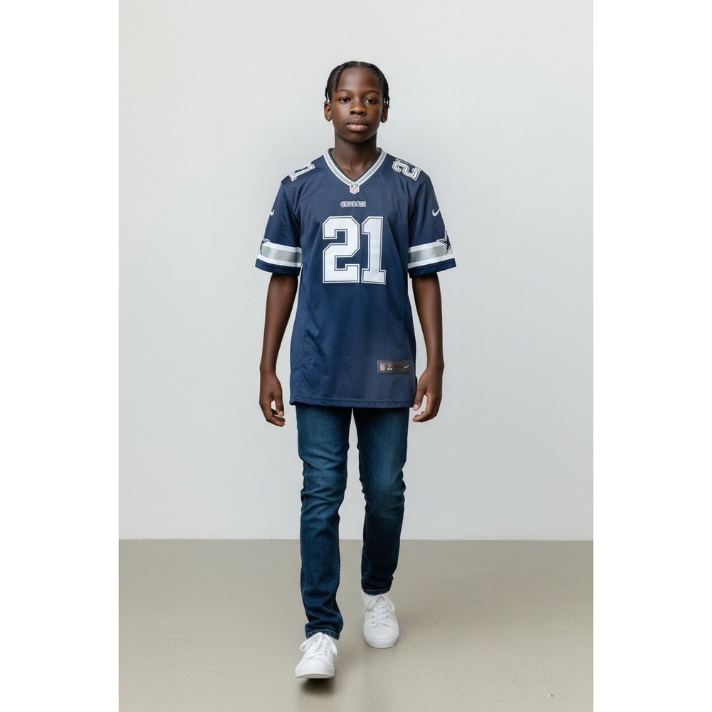 Nike NFL Dallas Cowboys Elliott #21 Jersey Youth 2XL Blue Unisex Kids